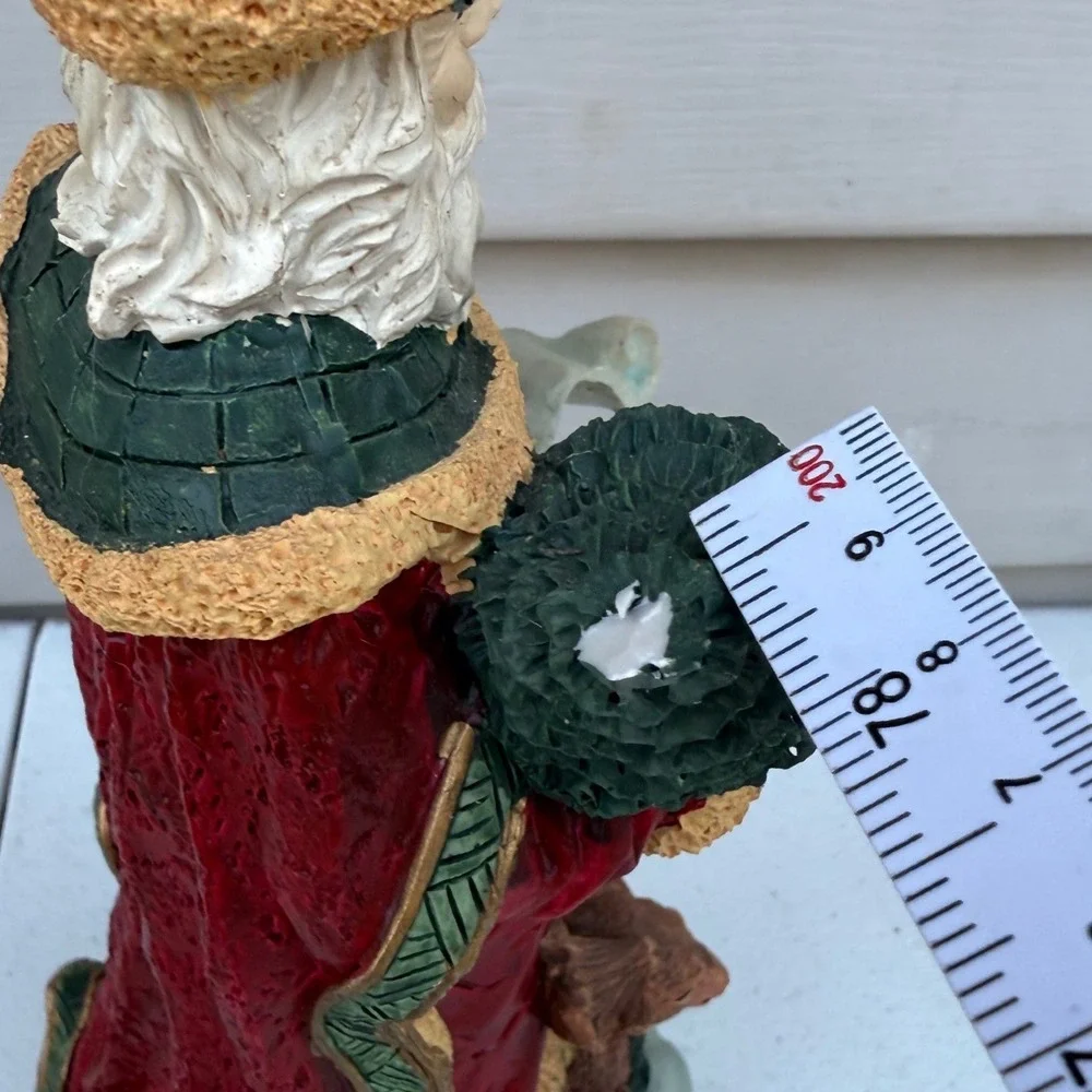 Santa Christmas‎ Collectable Windsor Collections Statue With List Tree & Deer